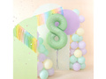 Number 8 Pistachio Foil Balloon - 100 cm - 1 pc
