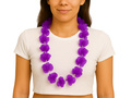 Hawaiian necklace, purple