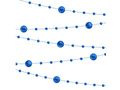 Navy blue pearl garland - 650 cm - 1 pcs.