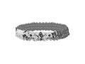 Black Headband Retro with plume - 1 pc