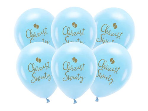 Christening balloons - 33 cm - 6 pcs