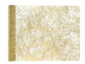 Decoration metallized table runner - gold - 30 cm x 5 m - 1 pcs.