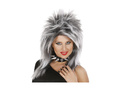 Peruka rockowej gwiazdy siwa