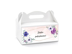 Wedding cake box, 6 pcs