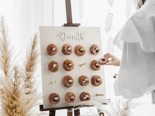 Wooden decoration Wall for donuts - 45 x 55 cm