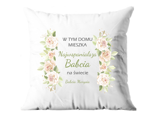 Poszewka personalizowana na dzień babci - 1 szt.