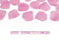 Shooting tube, pink artificial rose petals, 80 cm, 1 pcs.