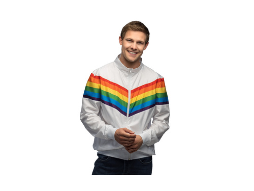 Kurtka dresowa tęczowa Dude