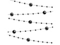 Black pearl garland - 650 cm - 1 pcs.