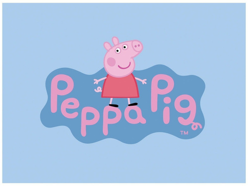 Decorative Peppa Pig cake wafer - A4