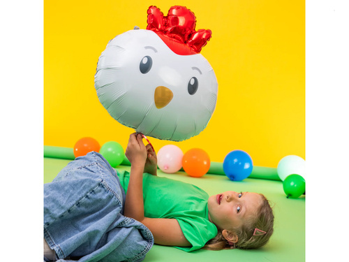 Balon foliowy Kurka - 69 x 52 cm- 1 szt.