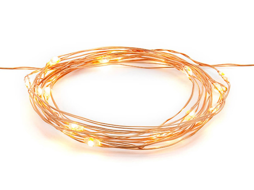 Lampki dekoracyjne LED białe - 190 cm