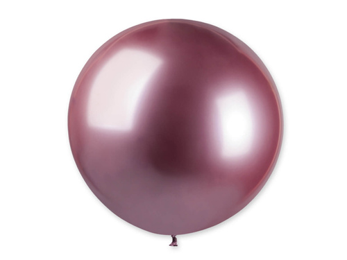 Balon olbrzym 80 cm średnicy - shiny różowy