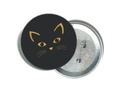 Golden kitty pin - 1 piece.