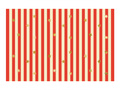 Obrus Pasy z gwiazdkami - 120 x 180 cm - 1 szt.