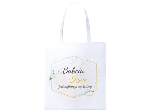 Torba na zakupy z imieniem na dzień babci - 1 szt.