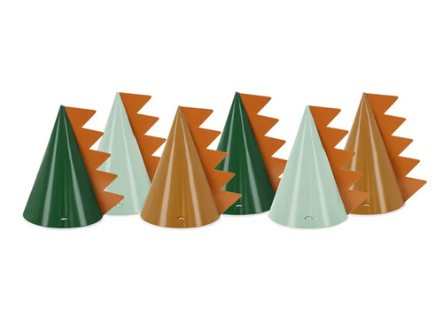 Dinosaurs paper caps - 6 pcs.