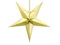 Hanging decoration paper star gold- 70 cm