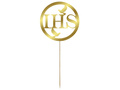 IHS 1st Holy Communion cake topper - 1 pc.