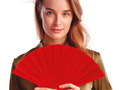 Red fan