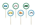 Pickers for the cake Cars - 6 pcs.