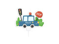 Candle Police car - 1 pc.
