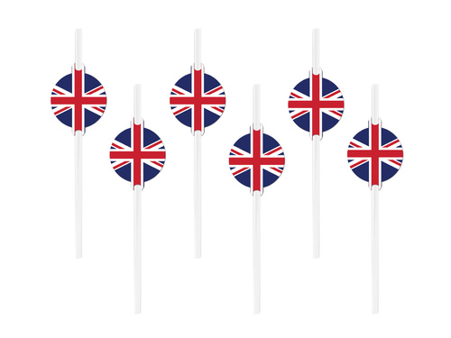 Straws EKO Flag of Great Britain - 6 pcs.