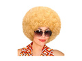 Blond peruka afro disco z lat 70.