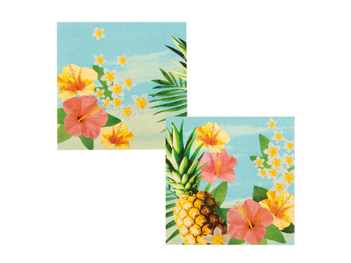 Serwetki hawajskie Paradise - 33 cm - 20 szt.
