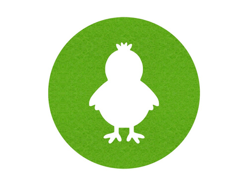 Easter Felt stand - 10 cm