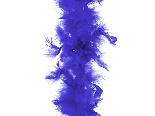 Feather boa - dark blue - 190 cm