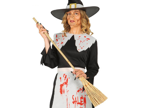 Miotła dla czarownicy na Halloween - 120 cm - 1 szt.