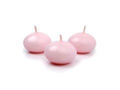 Candle disk floating mat, 40mm, pink, 1 pc