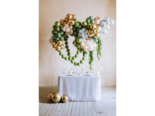 Pastel rosemary green latex balloons - small - 100 pcs.