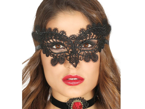 Black carnival mask