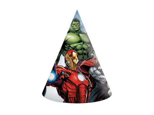 Avengers birthday caps - 6 pcs.