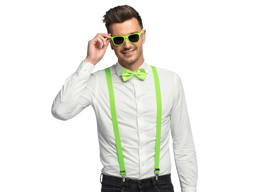 Accessory set neon green