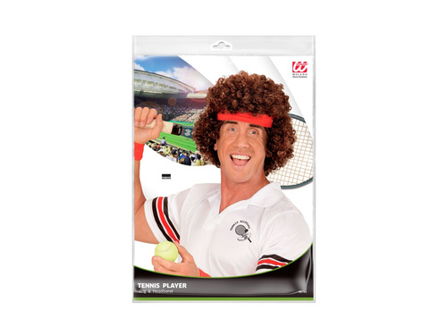 Peruka tenisisty z lat 80-tych