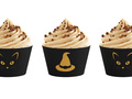 Cupcake cupcakes Witch and cat - 6 pcs.