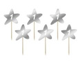 Cake star pickers with 1 - 6 pcs.