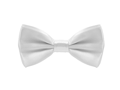White bow-tie - 12 cm - 1 pc 