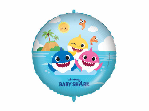 Balon foliowy Baby Shark - 46 cm - 1 szt.