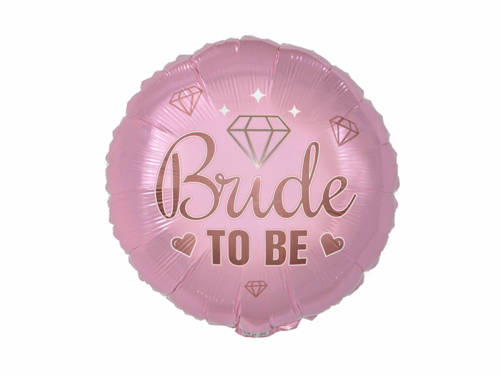 Balon foliowy Bride to be na Wieczór Panieński - 46 cm - 1 szt