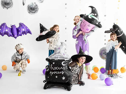 Balon foliowy Czarownica na Halloween - 86,5 cm - 1 szt.