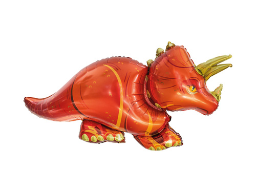 Balon foliowy Dinozaur - Triceratops - 109 x 55 cm - 1 szt.