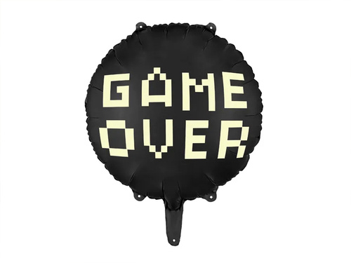 Balon foliowy Game Over - 35 cm - 1 szt.