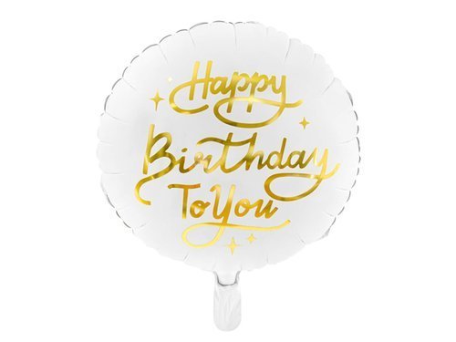 Balon foliowy Happy Birthday To You - 45 cm - 1 szt.