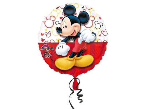 Balon foliowy Myszka Mickey - 43 cm - 1 szt.