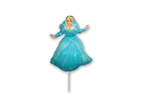 Balon foliowy do patyka Frozen - Kraina lodu - 35 cm - 1 szt