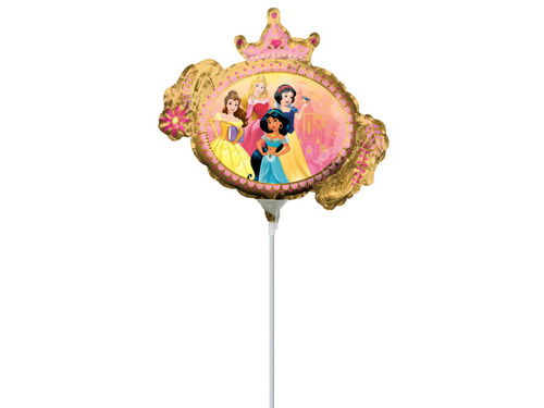 Balon foliowy do patyka Princess - 33 cm